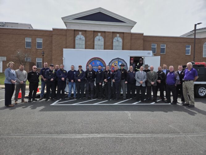 Belmont County Rescue Task Force celebrates new rescue trailer that will be used to save lives